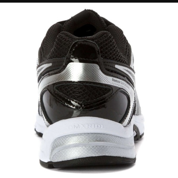 Reebok Quick Chase DXM running Black-Silver Shoe - Picture 2 of 8